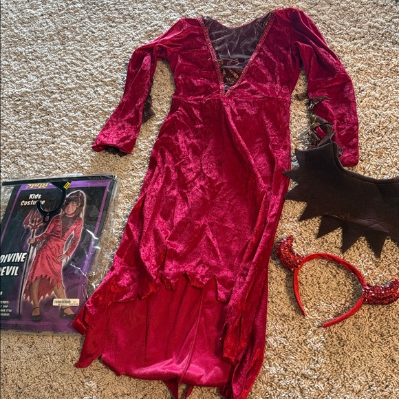 Spirit Divine devil Halloween costume dress girls sz 7-8 - Picture 2 of 2